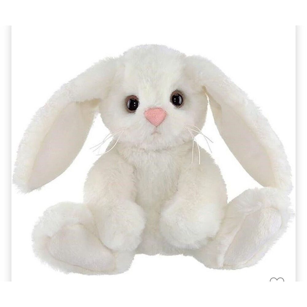 Bearington Lil‎ Whisker White 6" Plush Easter Bunny Rabbit Stuffed Animal